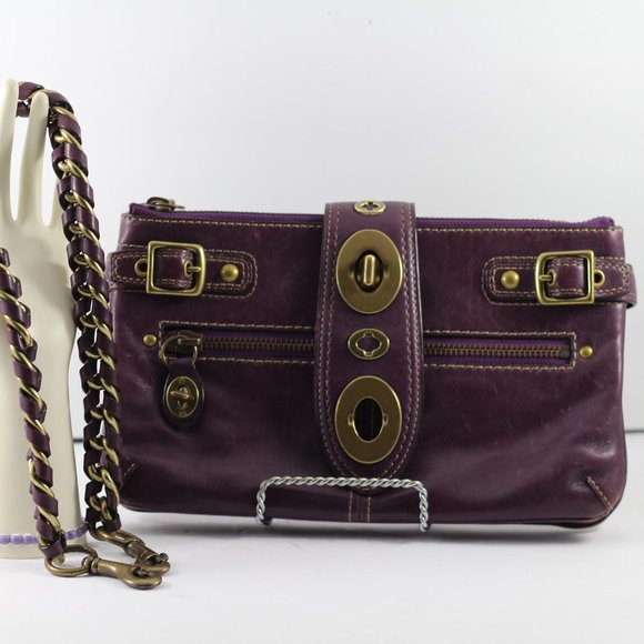 **SOLD**Coach - Legacy Bridget Bag - Limited Edition. Purple Leather. - Picture 3 of 16